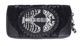 Banned Apparel - Ribcage Purse - portemonnee met skelet dessin - 19 x 10 cm