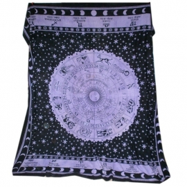 Bedsprei Zodiac lila 220 x 210 cm