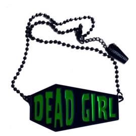 Kreepsville Gothic Zombie Doodskist ketting Dead Girl