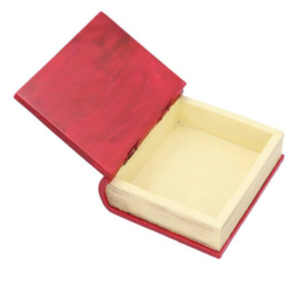 Book of Spells boekendoos rood 15.5 cm