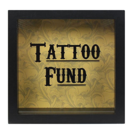 Spaarpot - Tattoo fund - Cabinet of Curiousities - 18 x 18 x 7 cm