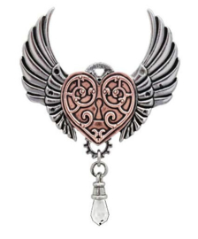 Engineerium Anne Stokes Valkyrie Heart ketting