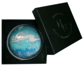 Glazen presse papier Moonlight - Amanda Clark - 8 cm doorsnee