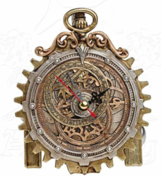 Alchemy of England the Vault - Anguistralobe Steampunk klok - 12 cm hoog