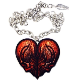 Kreepsville Gothic Ketting - Schedel van het Hart