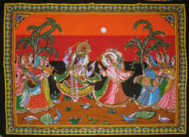 Muurkleed Indiase dansers Ram Sita