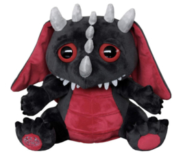 Spiral Direct Gothic Horror knuffel - Baby Draak - dragon soft toy - 27 x 30 cm