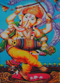 Wandkleed Ganesha - acrylic - 70 x 95 cm