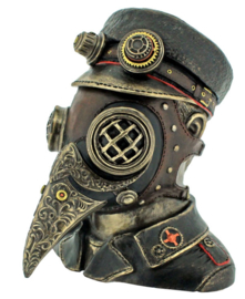 Steam Doctor - Steampunk Pestdokter Gothic Horror beeld doos - 15.5 cm hoog