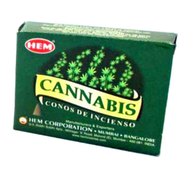 Hem wierookkegels Cannabis