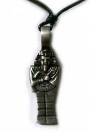 Pewter Egyptische Sarcofaag