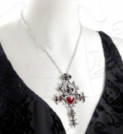 Alchemy Gothic Vampier nekketting - Renaissance Cross of Passion
