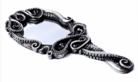 Alchemy The Vault - Kraken Hand Mirror - zeemonster Leviathan kaptafelspiegel - 21 cm hoog