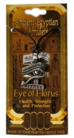 Pewter Egyptische Oog van Horus