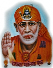 Sticker Sai Baba 9