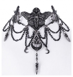 Restyle choker nekketting - Occult Moth