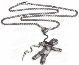 Alchemy Gothic ketting - Voodoo doll - 1.3 cm lang