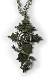 Alchemy Gothic ketting - Balkan Revenant's Cross Christelijk Orthodox kruis
