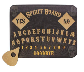 Ouija bord / Spirit bord - Speak to the Spirits - doodskop dessin - 31 X 37 CM