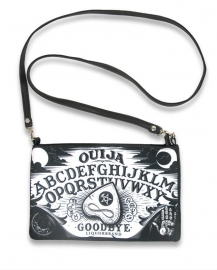 Platte schoudertas - Ouija - 17 x 26 cm