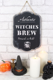 Wandplaat Witches Brew 21 x 36 cm