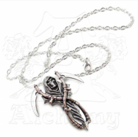 Alchemy Gothic Horror Magere Hein nekketting - The Reaper's Arms