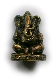 Minibeeld messing Ganesha 2.2 cm hoog