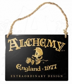 Emaille wandbord Alchemy - Alchemy England 1977