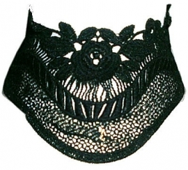 Lolita´s Lace - Gothic zwarte kanten choker