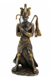 Osiris - Egyptische god - bronskleurig beeld - 28 cm hoog