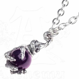 Alchemy Gothic ketting - Clutching Life - 2,2 cm hoog