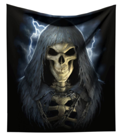 Fluwelen bedsprei woondeken The Reaper - van James Ryman -140 x 160 cm