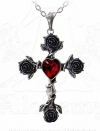 Alchemy Gothic ketting - Black Rosifix