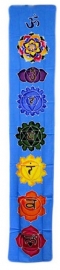 Chakrabanner Blauw 183 x 35 cm
