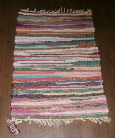 Indiase katoenen vloerkleed - 60 x 90 cm