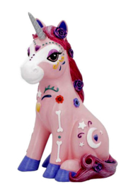 Candy Corn Unicorn Eenhoorn Dag van de doden beeld 24 cm hoog