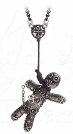 Alchemy Gothic ketting - Voodoo doll - 1.3 cm lang