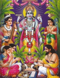 Hindu poster Ram - 23 x 29 cm