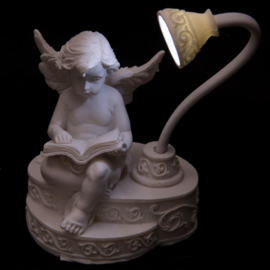 Cherub led leeslampje nachtlicht 9 cm hoog