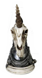 Alchemy of England - Geistalon Unicorn Skull - eenhoorn doodskop - sieradenhouder -  - 15 cm