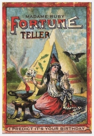 Verjaardagskaart Fortune Teller