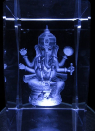3d Laserblok Ganesha - 5 x 5 x 8 cm