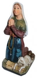 St. Bernadette knielend 15 cm hoog