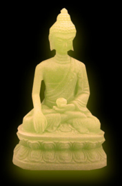 Thaise Boeddha 'glow in the dark' - 9 cm hoog