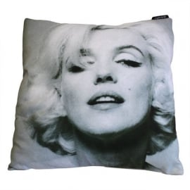 Kussenhoes - Marilyn zwartwit - 40 x 40 cm