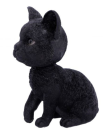 Bobcat Kitten Zwarte Kat beeld - 16.50 cm hoog