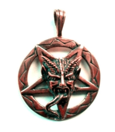 Ketting brons Baphomet