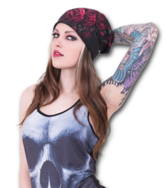 Spiral Direct - Blood Rose - bloedende rozen - katoenen muts - beanie