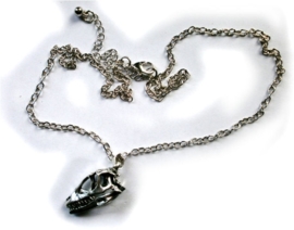 Punk Gothic ketting schedel dinosauriër