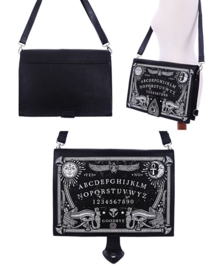 Restyle schoudertas laptoptas Gothic Occulte zwarte Ouijabord